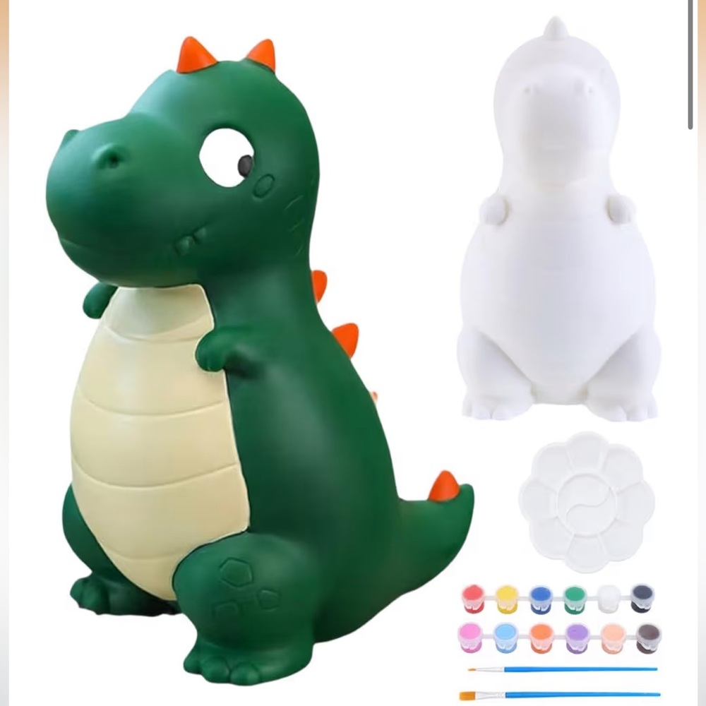 Dinosaur piggy bank painting kit NEW